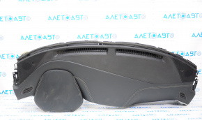 Torpedo front panel without AIRBAG Nissan Maxima A36 16-18 black S, SV, SL, Platinum, broken fastener, butt