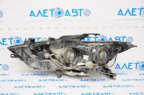 Headlight front right Nissan Maxima A36 16-18 bare, pre-rest, halogen, for polishing