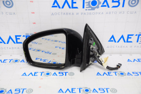 Left side mirror complete Nissan Pathfinder 13-16 9 pins, heated, brown, dent, scratch