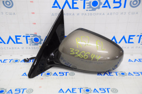 Left side mirror complete Nissan Pathfinder 13-16 9 pins, heated, brown, dent, scratch