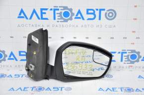 Side mirror right assembly Ford Escape MK3 17-19 rest 5 pins, heated, white