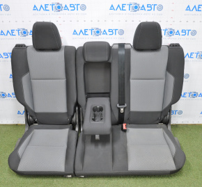 Rear row of seats 2 row Ford Escape MK3 17-19 cloth black-gray