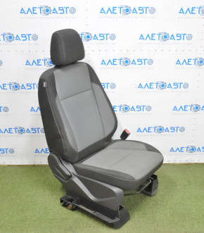Passenger seat Ford Escape MK3 17-15 without airbag, mechanical, cloth, black-gray