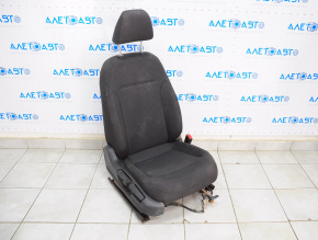 Passenger seat VW Jetta 11-16 USA without airbag, mechanical, cloth black, for dry cleaning