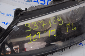 Headlight front left VW Jetta 11-16 bare USA halogen, water damage, without plug