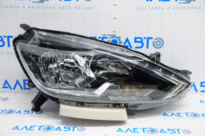 Headlight front right Nissan Sentra 16-19 rest white reflector