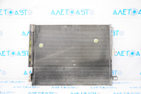 Air conditioning radiator condenser Dodge Durango 11-24 with gearbox cooling is pressed, honeycombs are dented