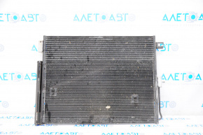 Air conditioning radiator condenser Dodge Durango 11-24 with gearbox cooling is pressed, honeycombs are dented