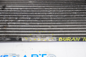 Air conditioning radiator condenser Dodge Durango 11-24 with gearbox cooling is pressed, honeycombs are dented