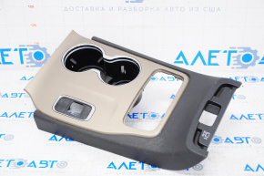 Center console trim with cup holders Jeep Grand Cherokee WK2 14-15