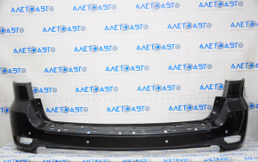 Bare rear bumper Jeep Grand Cherokee WK2 14-16 upper part, for parking sensors, graphite