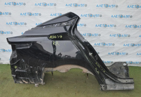 Quarter wing rear right Nissan Maxima A36 16-17 black, butt