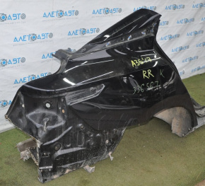 Quarter wing rear right Nissan Maxima A36 16-17 black, butt