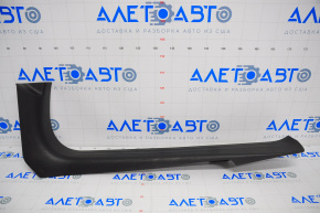Door sill trim inner front right Nissan Pathfinder 13-20 black, rubbed