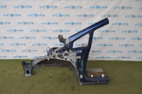 Front quarter left Toyota Prius 30 10-15 blue