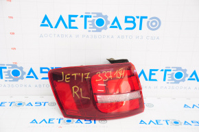 Light outer wing left VW Jetta 16-18 USA halogen dark