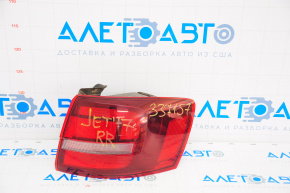 Light outer wing right VW Jetta 16-18 USA halogen dark