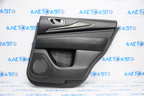 Door trim card rear right Infiniti JX35 QX60 13-13 black, scratches