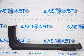 Door sill trim front right inner Infiniti JX35 QX60 13-13 black, type 1, worn