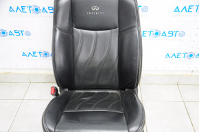 Driver's seat Infiniti JX35 QX60 13-15 with airbag, electric, headrest with monitor, leather black