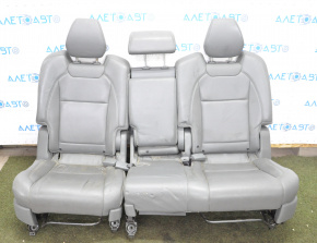 Rear row of seats 2nd row Acura MDX 14-16 leather gray, dry cleanable
