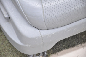 Acura MDX 16-18 passenger seat with airbag, electric, gray leather, scratches
