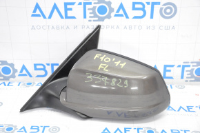 Left side mirror complete BMW 5 F10 11-16 3 pins, brown