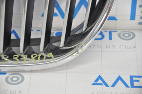 Radiator grill gril left BMW 5 F10 11-13 chrome, scratches on chrome