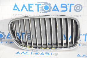 Radiator grill gril right BMW 5 F10 11-13 chrome, worn