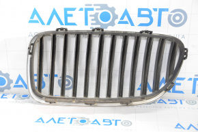 Radiator grill gril right BMW 5 F10 11-13 chrome, worn