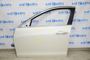 Door assembly front left Cadillac ATS 13-18 white GBN