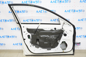 Door assembly front left Cadillac ATS 13-18 white GBN
