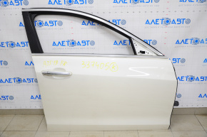 Door assembly front right Cadillac ATS 13-18 white GBN