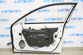 Door assembly front right Cadillac ATS 13-18 white GBN