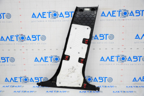 Center pillar trim lower left Cadillac ATS 13-18 black, rubbed