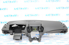 Torpedo front panel with AIRBAG Cadillac ATS 13-19 black, rusty pyropatron