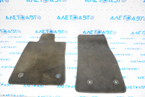Set of floor mats Cadillac ATS 13-19 cloth black