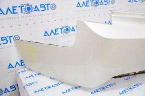 Bare rear bumper Cadillac ATS 13-18 white, crack in crepe