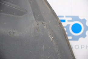 Cadillac ATS 13 rear bumper lip - for 1 pipe, rubbed