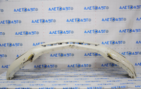 Bare front bumper Cadillac ATS 13-14 prerest, white, cracked, crack in crepe, rubbed