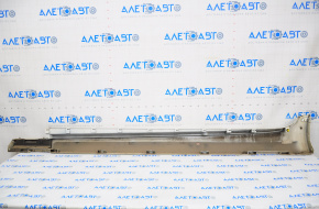 Right threshold Cadillac ATS 13-18 white, broken crepe, rubbed
