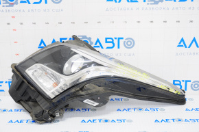 Headlight front left bare Cadillac ATS 13-19 halogen, for polishing