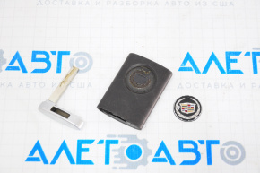 Key smart Cadillac ATS 13-18 prerest, emblem defect