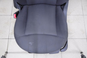 Driver's seat Fiat 500 12-13 with airbag, mechanical, leather-cloth black-gray, for cleaning