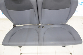 Rear row of seats 2nd row Fiat 500 12-13 leather-cloth black-gray, for cleaning