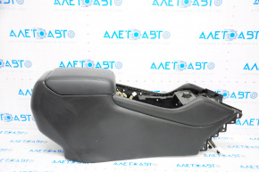 Console central armrest Infiniti JX35 QX60 13-14 leather black, scratches