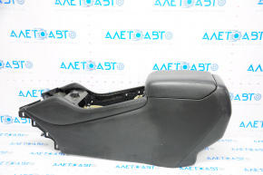 Console central armrest Infiniti JX35 QX60 13-14 leather black, scratches