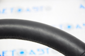 Naked steering wheel Jeep Grand Cherokee WK2 14-21 leather black, heated, with lower pad, scratches, dents