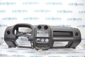 Torpedo front panel with AIRBAG Jeep Patriot 11-17 black, scratch