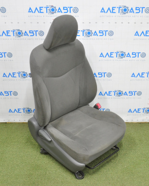 Passenger seat Toyota Prius 30 10-11 without airbag, mechanical, dark gray velour